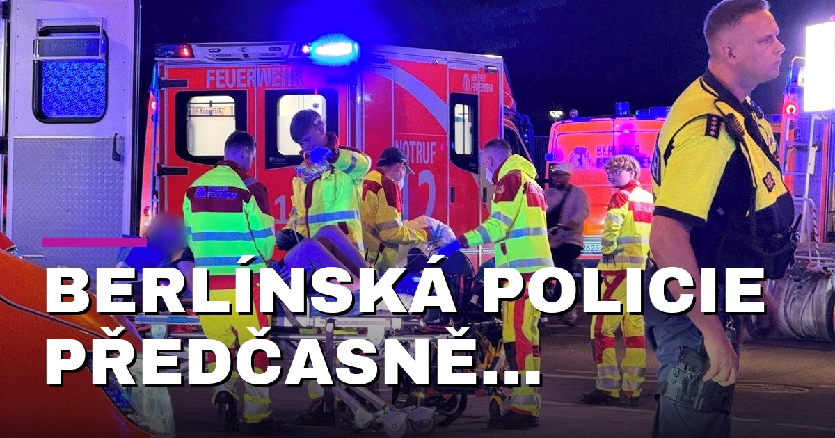 Berlínská policie předčasně ukončila pochod LGBT+, podle zpráv zemřel člověk