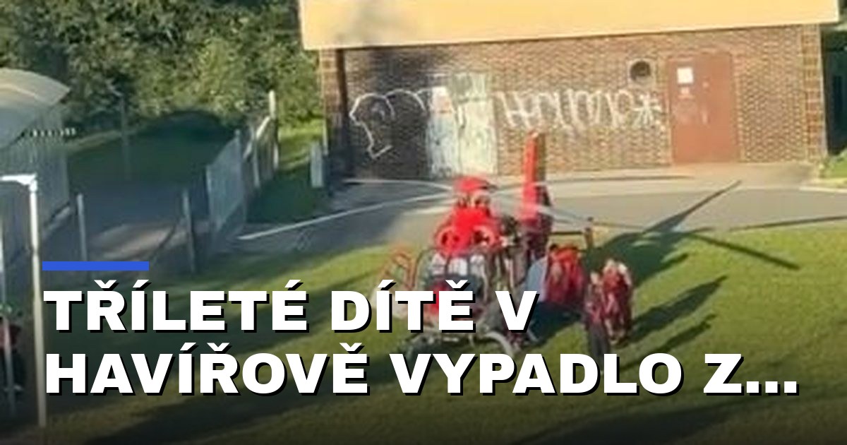 Tříleté dítě v Havířově vypadlo z okna ve čtvrtém patře