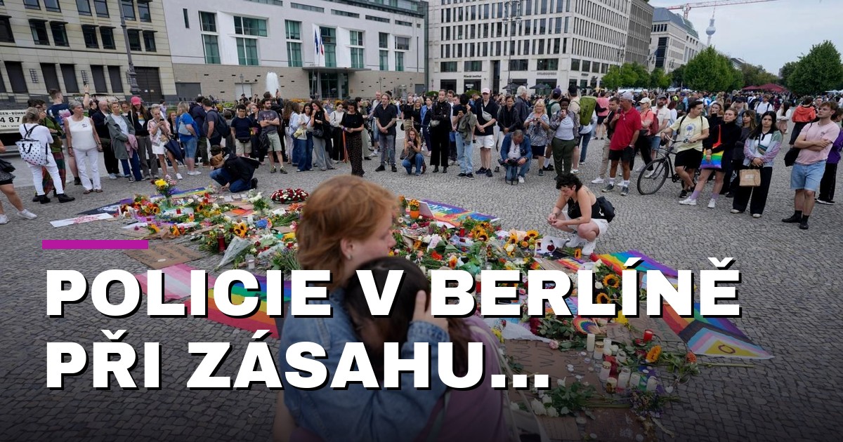 Policie v Berlíně při zásahu zabila muže podezřelého z útoku