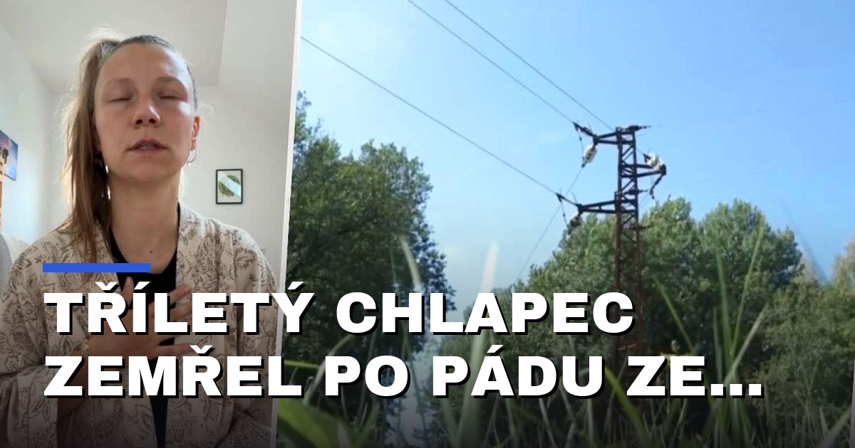 Tříletý chlapec zemřel po pádu ze sloupu vysokého napětí u Žacléře
