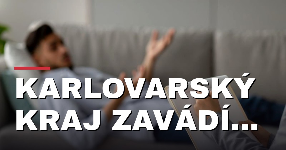 Karlovarský kraj zavádí koordinátora péče o duševní zdraví