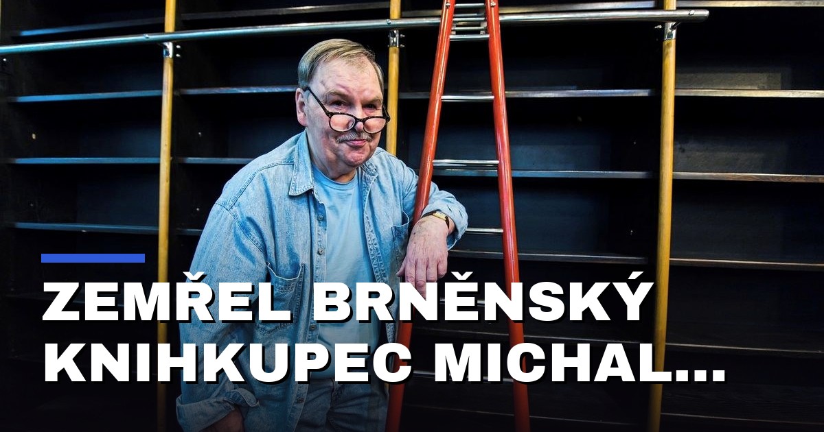 Zemřel brněnský knihkupec Michal Ženíšek, bylo mu 73 let