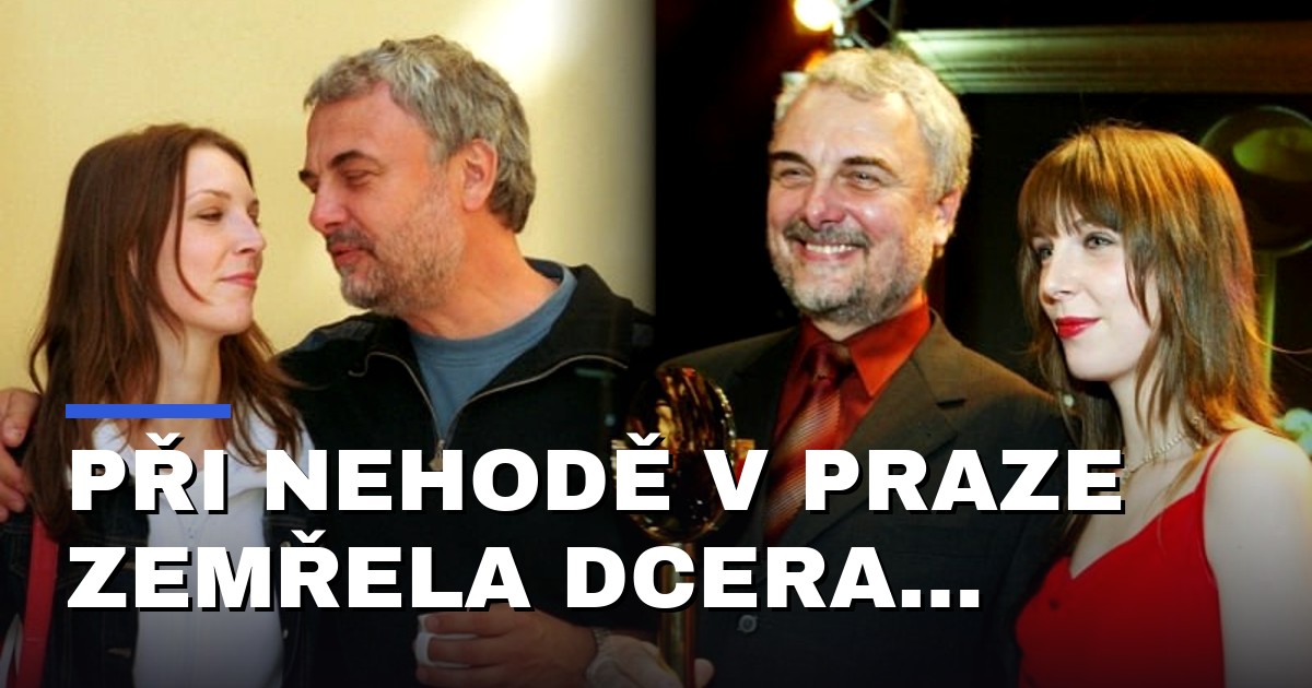 Při nehodě v Praze zemřela dcera moderátora Vladimíra Čecha