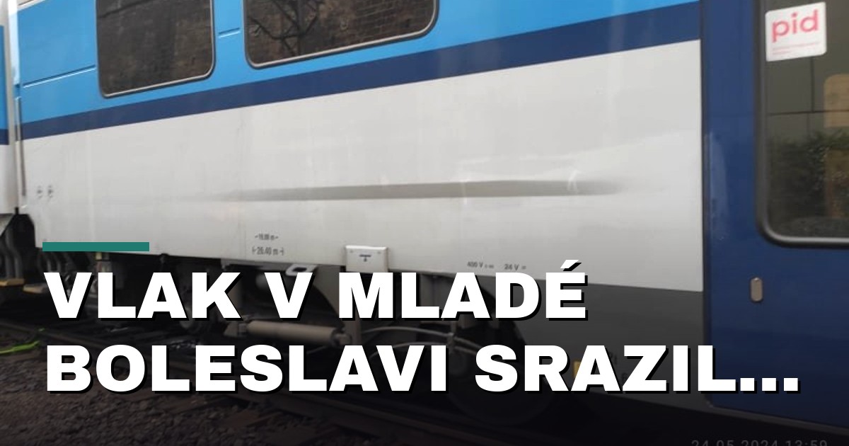 Vlak v Mladé Boleslavi srazil člověka, provoz na trati byl téměř dvě hodiny zastaven