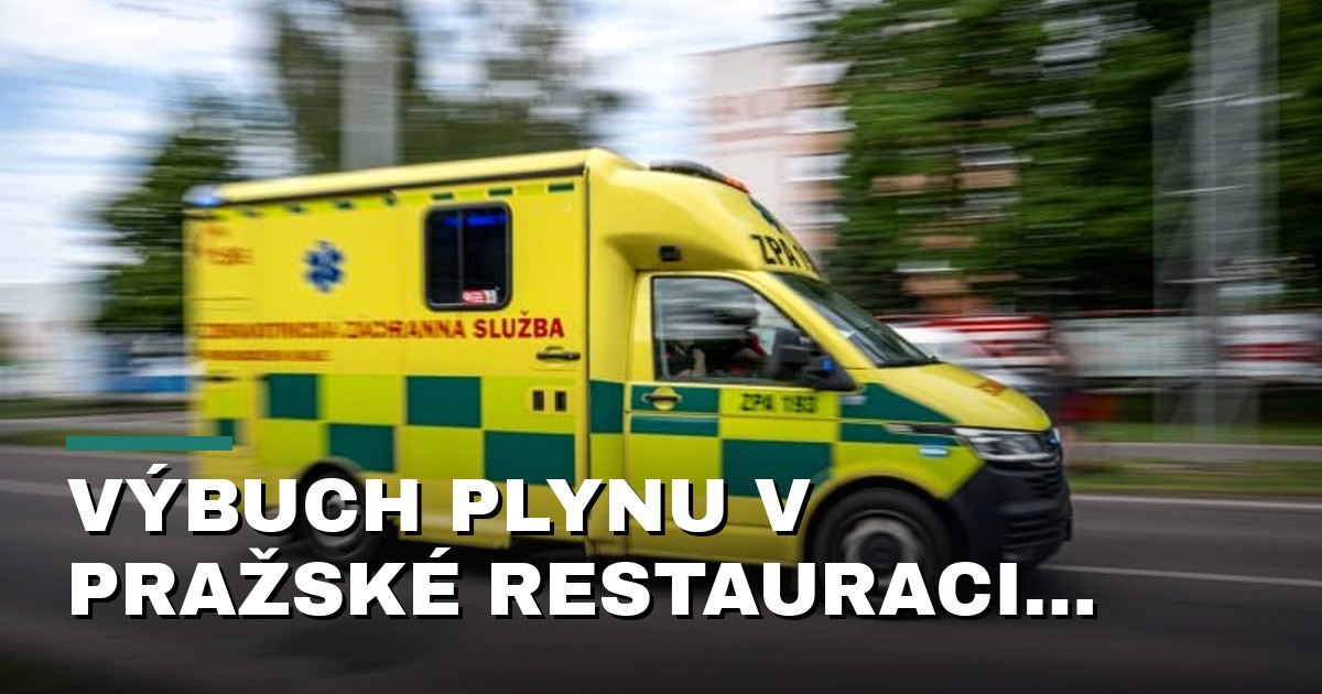 Výbuch plynu v pražské restauraci zranil tři lidi, všichni utrpěli lehké popáleniny