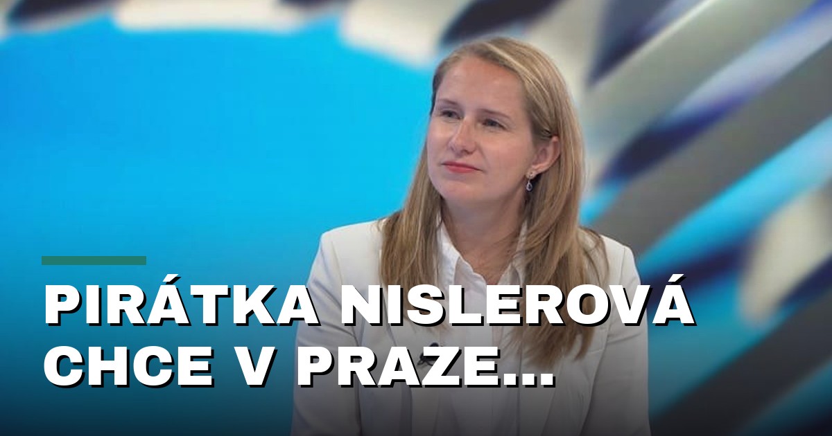 Pirátka Nislerová chce v Praze vyšší daň z prázdných domů